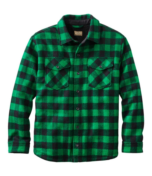 Men's Maine Guide Sherpa Lined Wool Shirt - US 2649