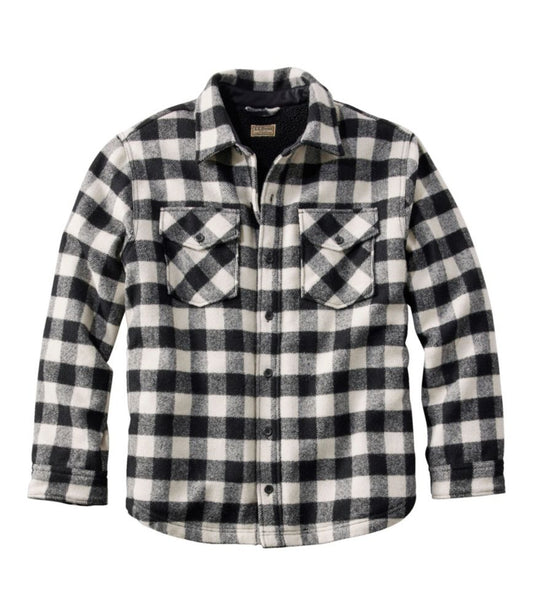 Men's Maine Guide Sherpa Lined Wool Shirt - US 3937