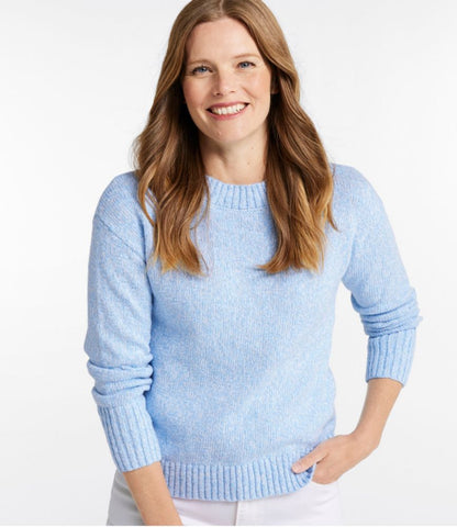 Women's Cotton Ragg Sweater, Crewneck - US 6154