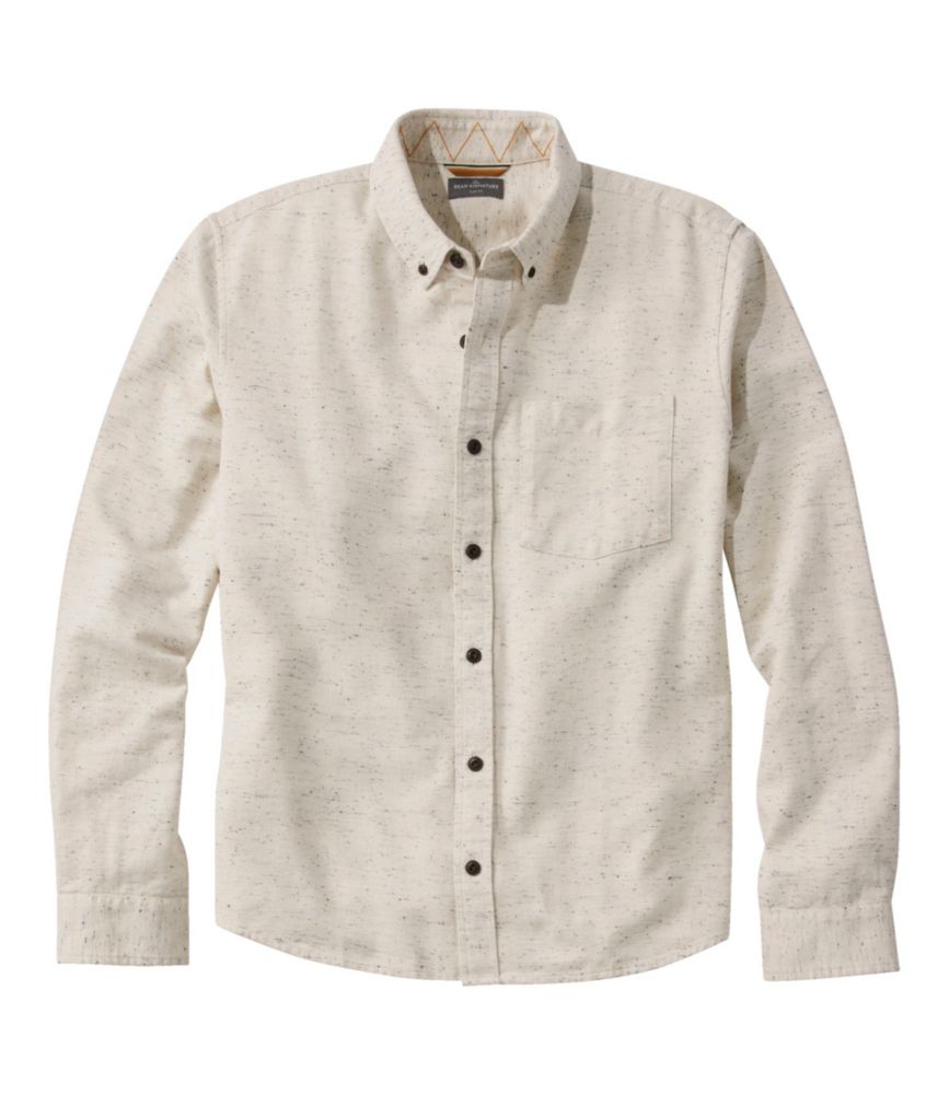 Men's Signature Donegal Woven Shirt, Long-Sleeve - US 1272