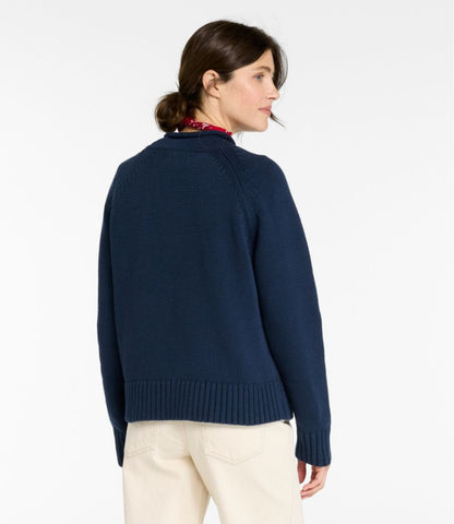 Women's Signature Original Cotton Sweater, Rollneck Novelty - US 2617