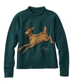 Women's Signature Original Cotton Sweater, Rollneck Novelty - US 2269