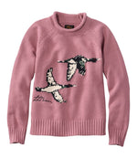 Women's Signature Original Cotton Sweater, Rollneck Novelty - US 8236