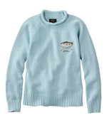 Women's Signature Original Cotton Sweater, Rollneck Novelty - US 4637