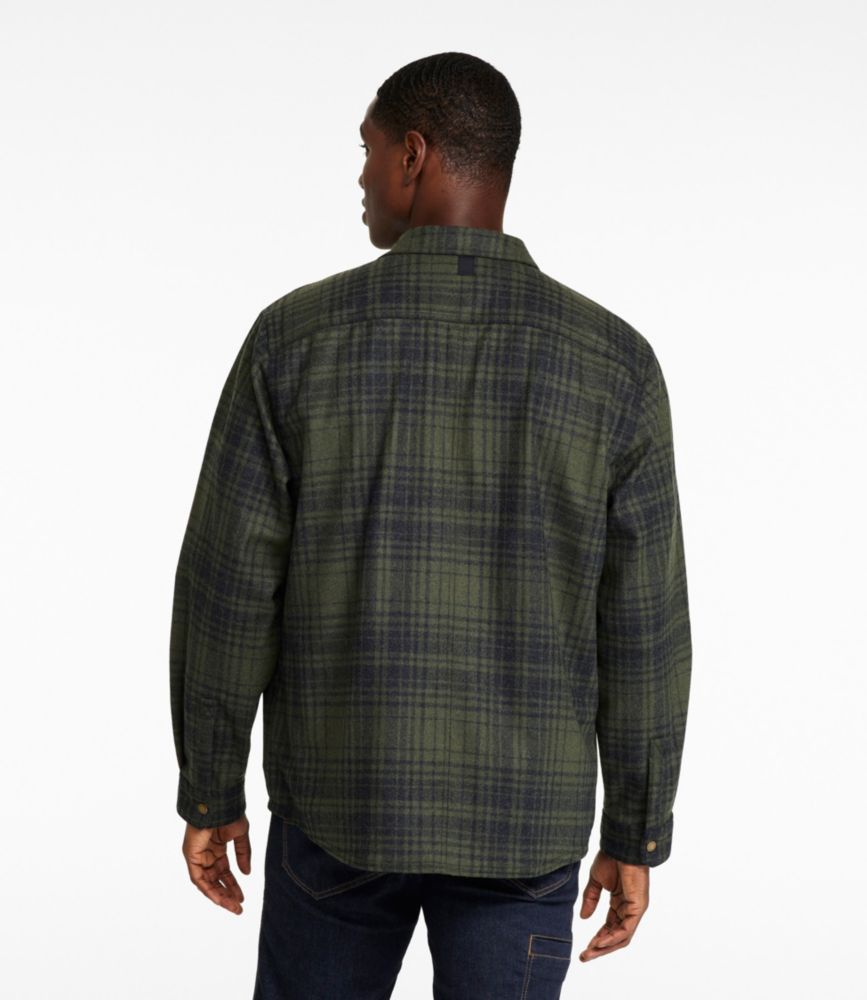 Men's Maine Guide Lightweight Wool Field Shirt, Plaid - US 5154