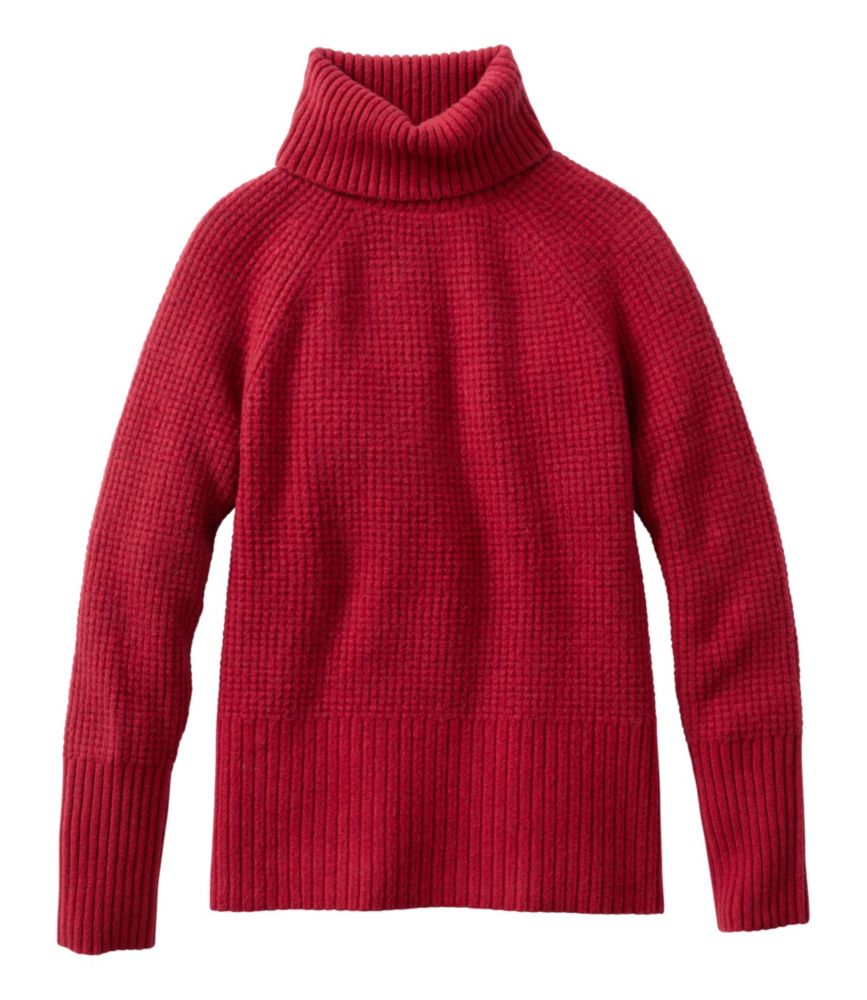 Women's SuperSoft Waffle Sweater, Turtleneck - US 6342