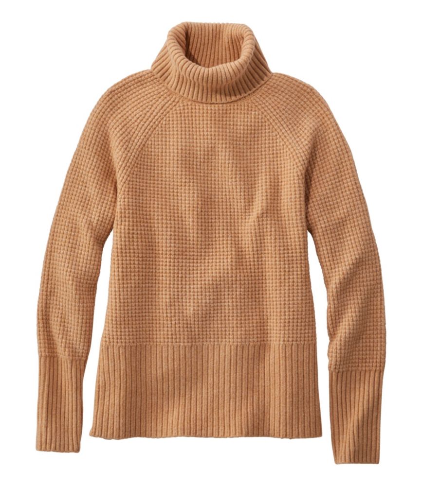 Women's SuperSoft Waffle Sweater, Turtleneck - US 1486