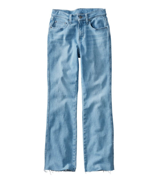 Women's L.L.Bean Everyday Stretch Jeans, High-Rise Mini Bootcut Ankle - US 6295