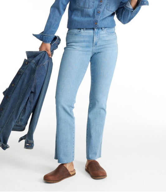 Women's L.L.Bean Everyday Stretch Jeans, High-Rise Mini Bootcut Ankle - US 6295