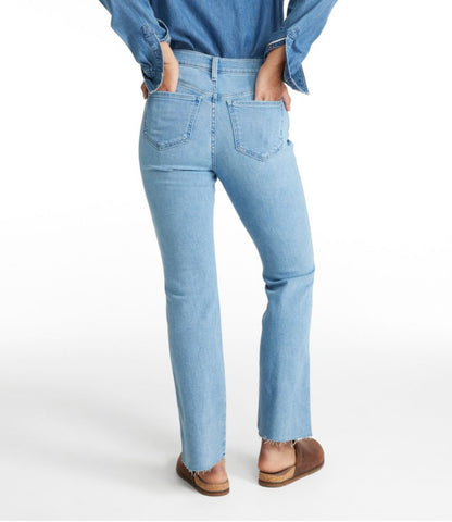 Women's L.L.Bean Everyday Stretch Jeans, High-Rise Mini Bootcut Ankle - US 6295
