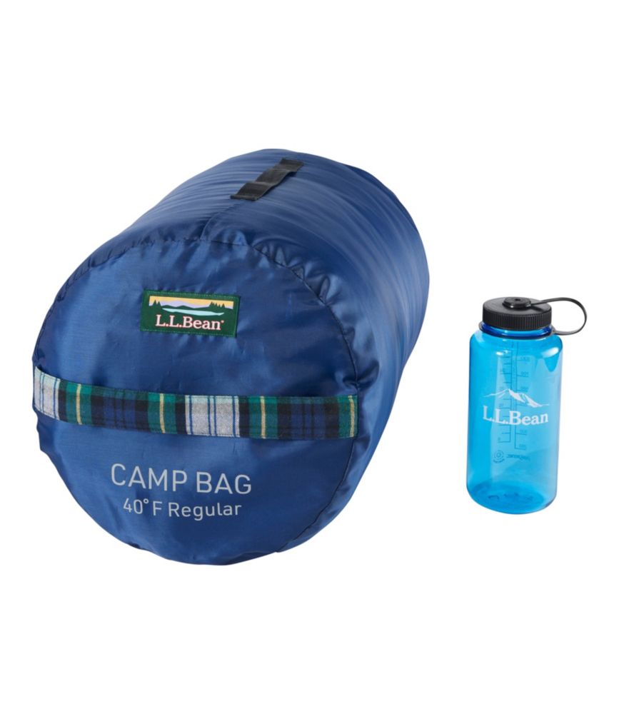 L.L.Bean Flannel Lined Camp Sleeping Bag, 40° - US 6895