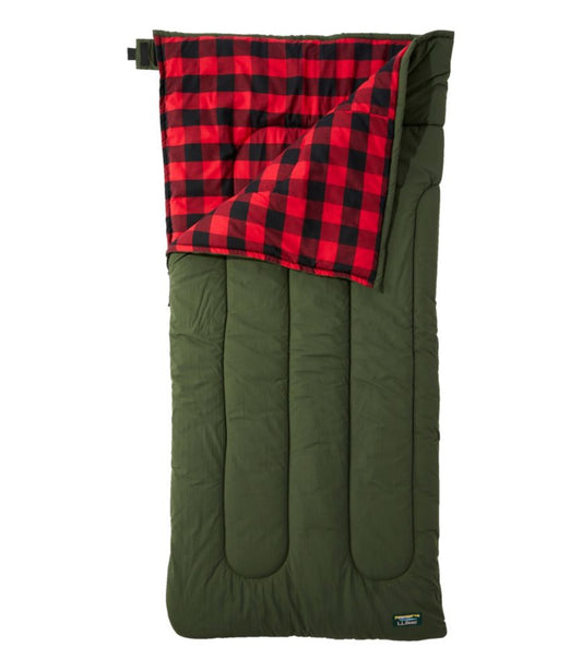 L.L.Bean Flannel Lined Camp Sleeping Bag, 40° - US 6211