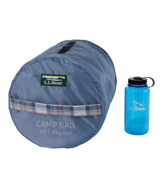 L.L.Bean Flannel Lined Camp Sleeping Bag, 40° - US 9804