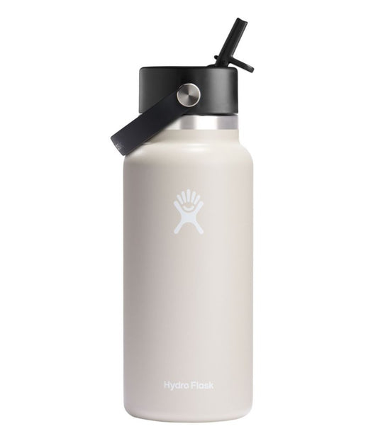 Hydro Flask Wide Mouth Water Bottle with Flex Straw Cap, 32 oz. - US 8212