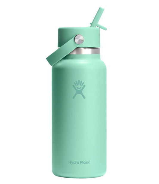 Hydro Flask Wide Mouth Water Bottle with Flex Straw Cap, 32 oz. - US 6661