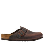 Men's Birkenstock Soft Footbed Boston Clogs, Leather - US 5389