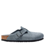 Women's Birkenstock Boston Clogs, Suede Soft Footbed - US 3049