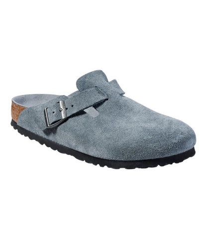 Women's Birkenstock Boston Clogs, Suede Soft Footbed - US 3049