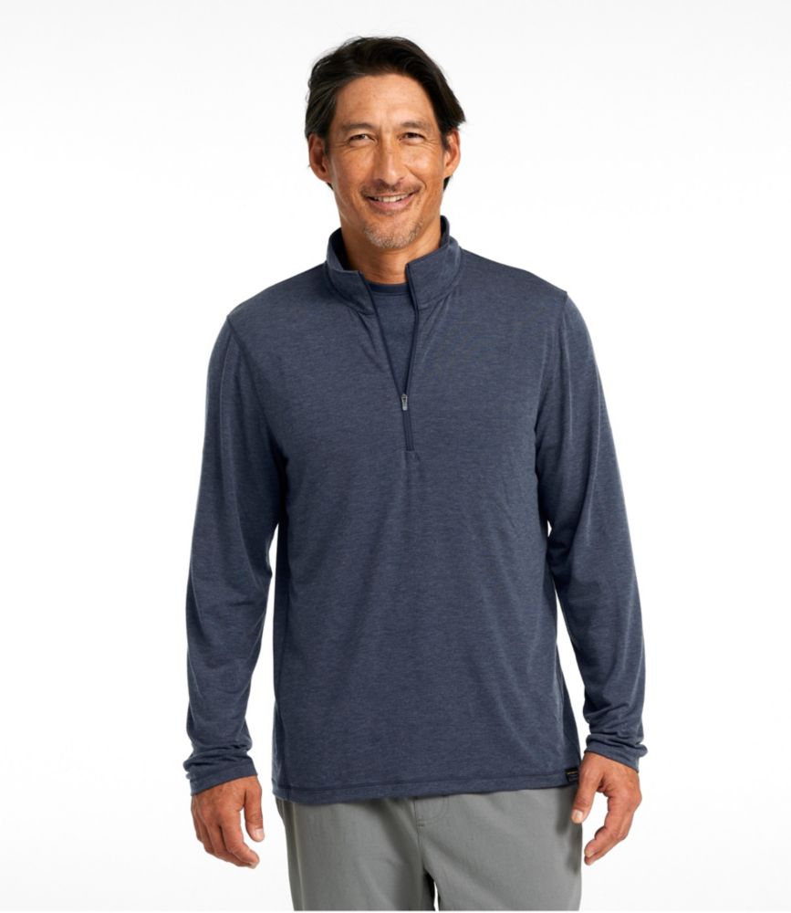 Men's Everyday SunSmart® Tee, Long-Sleeve Quarter-Zip - US 9142