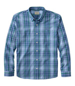 Men's Comfort Stretch Performance® Shirt, Long-Sleeve, Slightly Fitted Untucked Fit, Plaid - US 4338