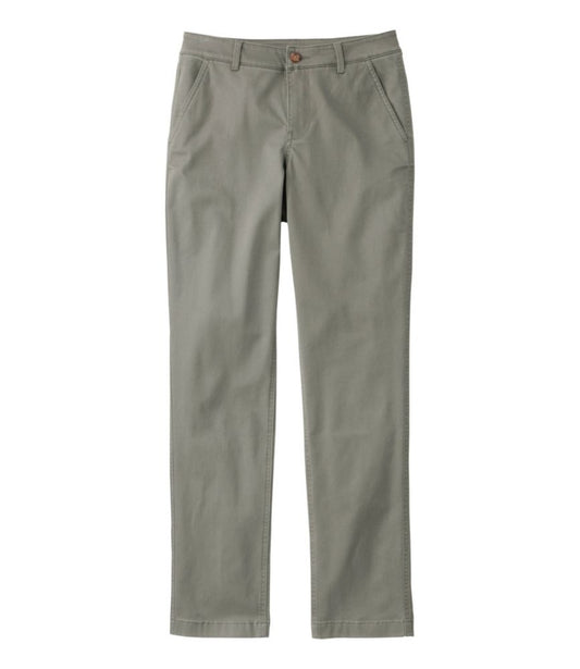 Women's Comfort Stretch Pants, Mid-Rise Straight-Leg Chino - US 9329