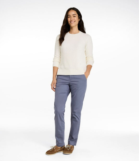 Women's Comfort Stretch Pants, Mid-Rise Straight-Leg Chino - US 6133