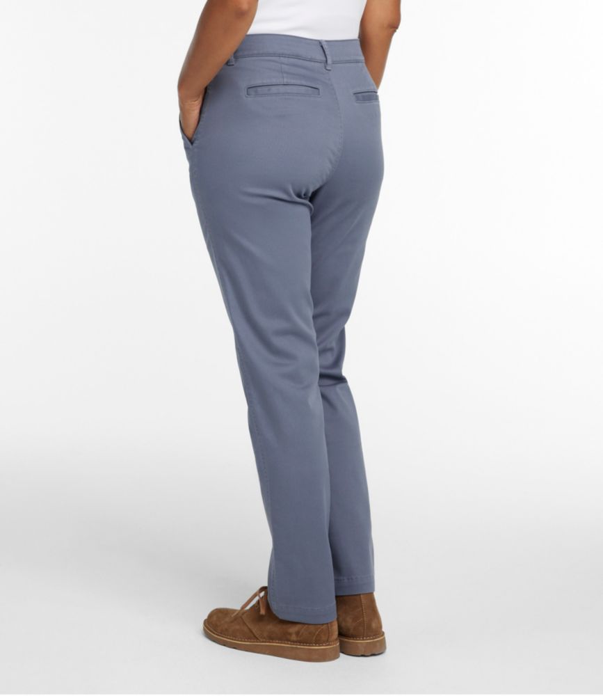 Women's Comfort Stretch Pants, Mid-Rise Straight-Leg Chino - US 6133
