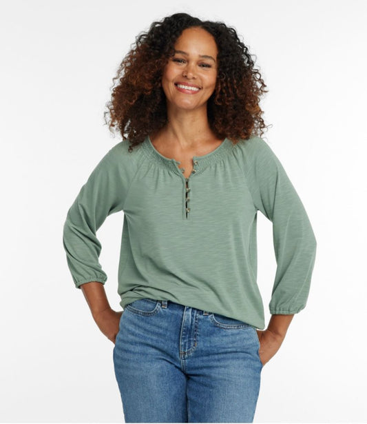 Women's Camden Hills Tee, Three-Quarter-Sleeve - US 7003