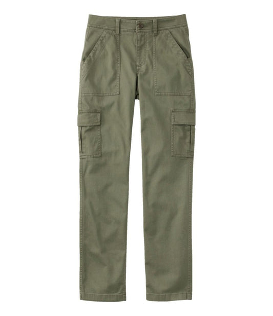Women's Comfort Stretch Pants, Mid-Rise Straight-Leg Cargo - US 1295
