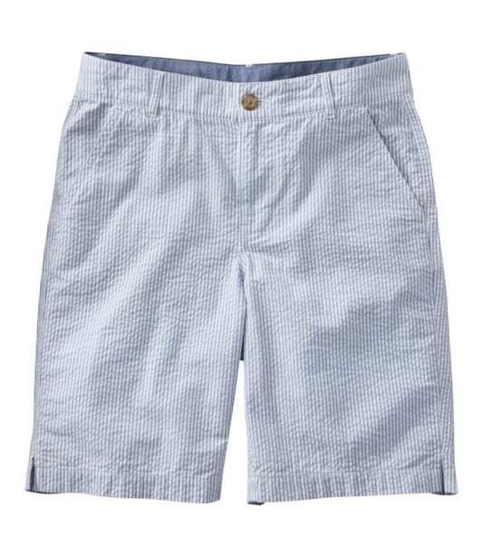 Women's Comfort Stretch Shorts, Seersucker Bermudas 9" - US 3661