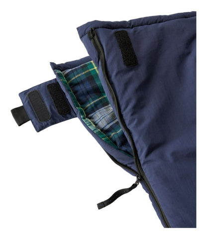 Kids' L.L.Bean Flannel Lined Camp Sleeping Bag, 40° - US 0280