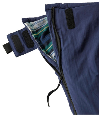 Adults' L.L.Bean Flannel Lined Camp Sleeping Bag, 20° - US 0142