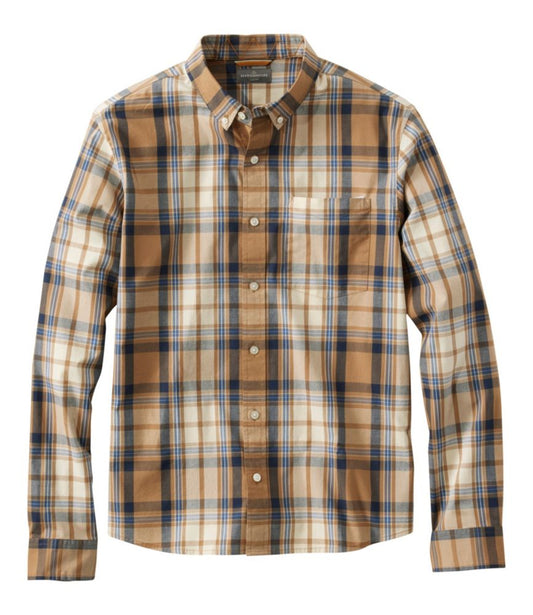 Men's Signature Stretch Poplin Shirt, Long-Sleeve, Slim Fit - US 9007