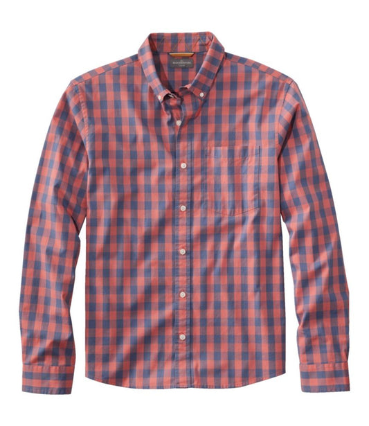 Men's Signature Stretch Poplin Shirt, Long-Sleeve, Slim Fit - US 2633