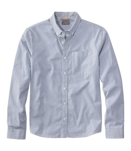 Men's Signature Stretch Poplin Shirt, Long-Sleeve, Slim Fit - US 1745