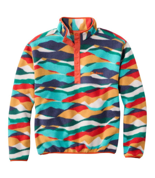 Adults' Bean's Classic Fleece Pullover, Print - US 9574