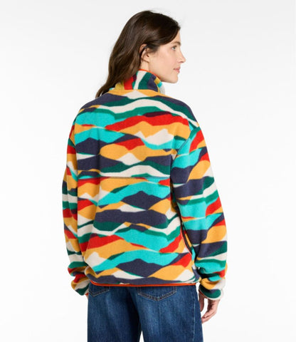 Adults' Bean's Classic Fleece Pullover, Print - US 9574