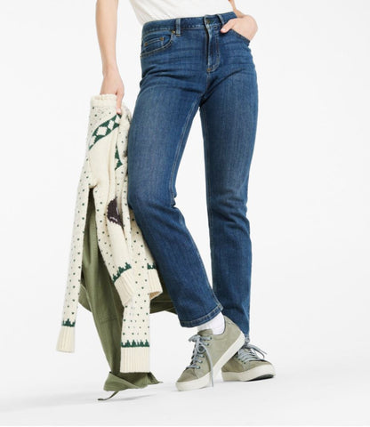 Women's BeanFlex® Jeans, Mid-Rise Straight-Leg - US 3864