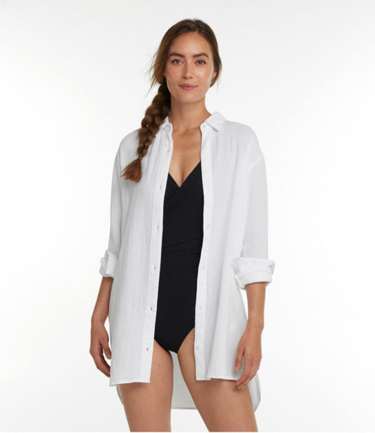 Women's Cloud Gauze Cover-Up Shirt - US 0444