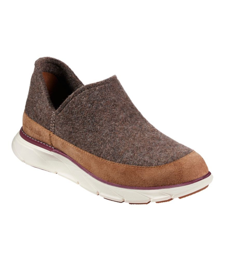 Women's Downeast Slip-Ons, Wool - US 3476