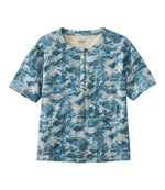 Women's Signature Slub Tee, Short-Sleeve Henley Novelty - US 0052