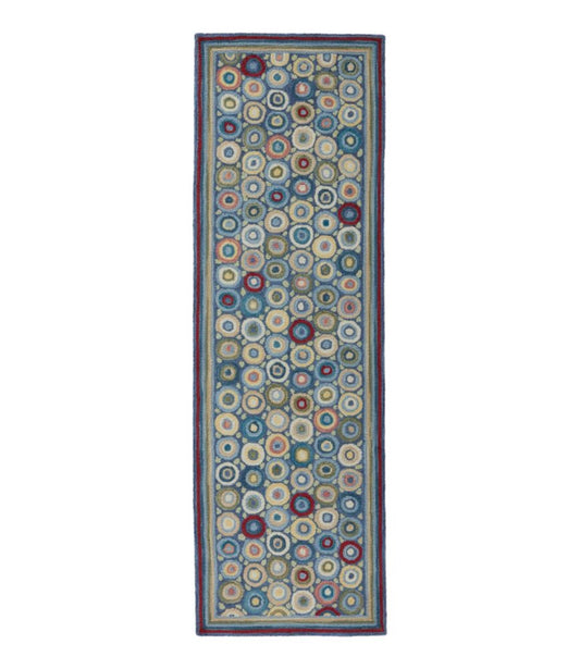 Bean's Wool Hooked Runner, Coins - US 5379