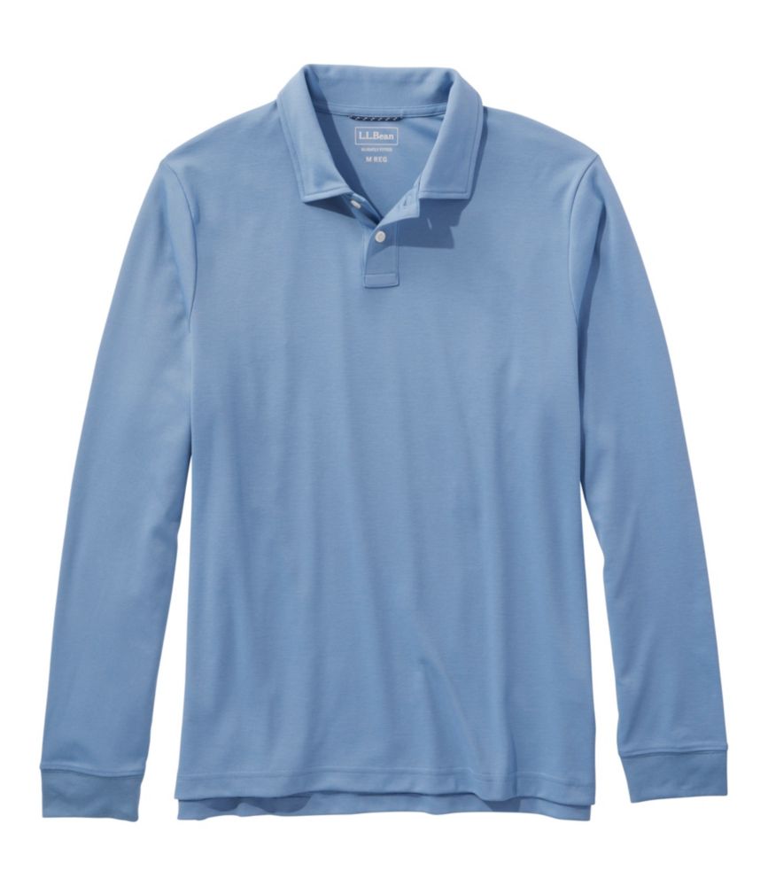 Men's Comfort Stretch Performance® Polo, Long-Sleeve, Slightly Fitted - US 3820
