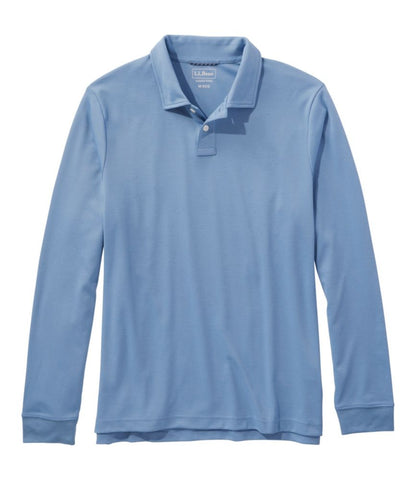 Men's Comfort Stretch Performance® Polo, Long-Sleeve, Slightly Fitted - US 3820