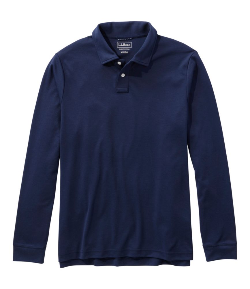 Men's Comfort Stretch Performance® Polo, Long-Sleeve, Slightly Fitted - US 3776