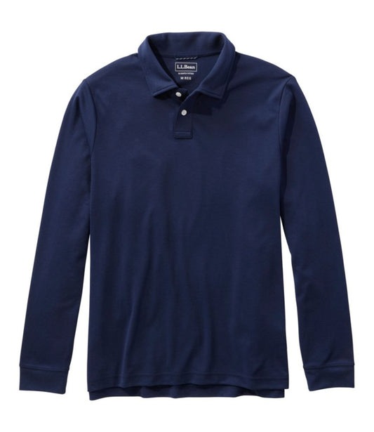 Men's Comfort Stretch Performance® Polo, Long-Sleeve, Slightly Fitted - US 3776