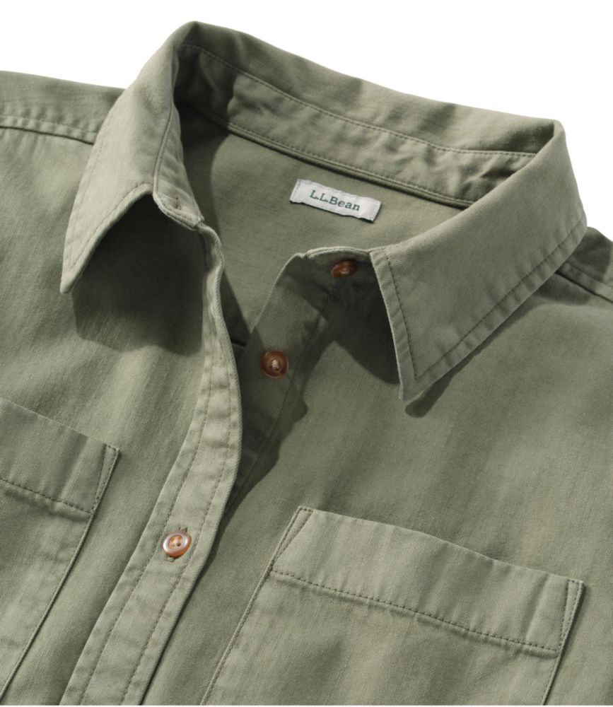 Women's L.L. Bean Heritage Washed Denim Shirt Dress, Garment-Dye - US 5415