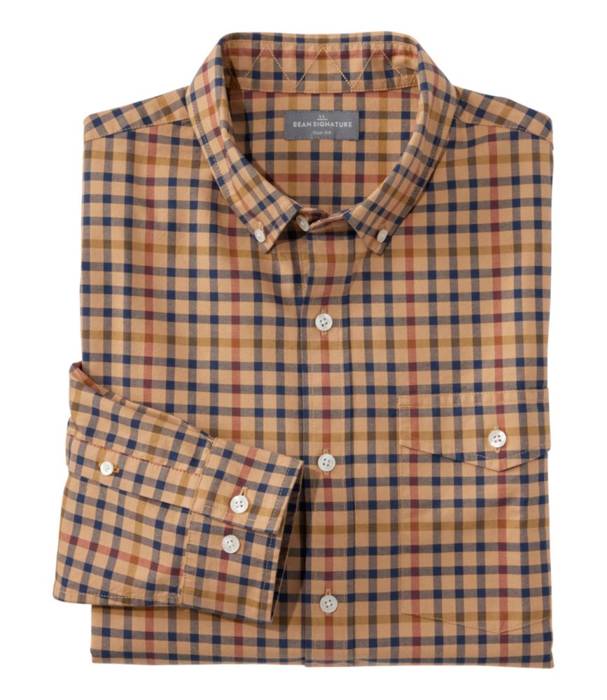 Men's Signature Premium Pima Cotton Oxford Shirt, Long-Sleeve - US 3990