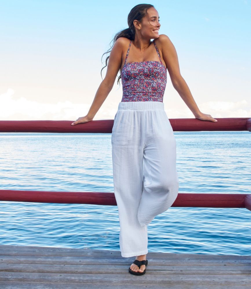 Women's Cloud Gauze Wide-Leg Pants - US 8335