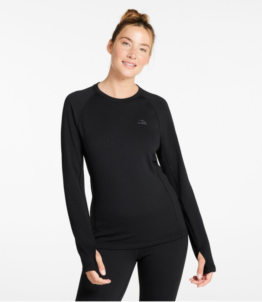 Women's L.L.Bean Heavyweight Base Layer Crew Top - US 3303